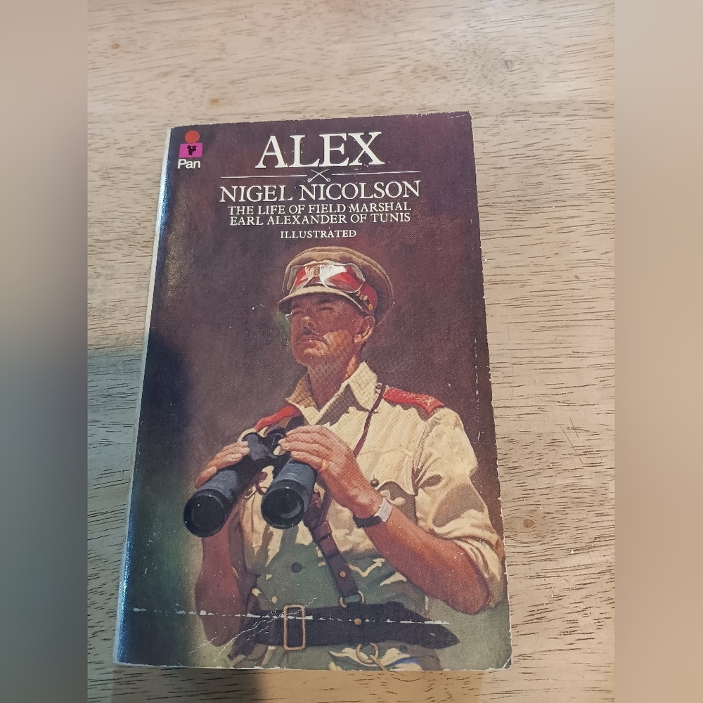 'Alex' Book by Nigel Nicolson - Brown Cover